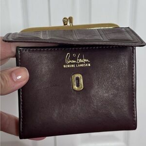 Pierre Cardin Brown Lambskin Wallet